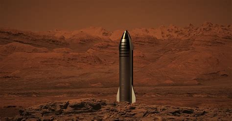 SpaceX Starship on Mars by Dale Rutherford | human Mars