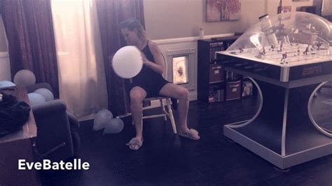 Giggling MILF Sit To Pop Balloons Pole Angel Eve Clips4sale