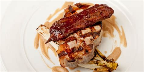 Bbq Pork Chop Recipe With Ribs And Apple Sauce Great British Chefs