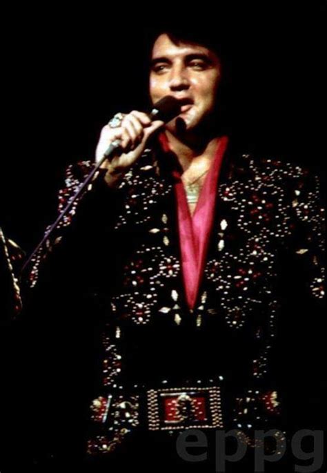 Elvis In The Black Way Down Suit Aka Black Conquistador Jumpsuit