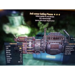 Weapon AAE Gatling Plasma Game Items Gameflip