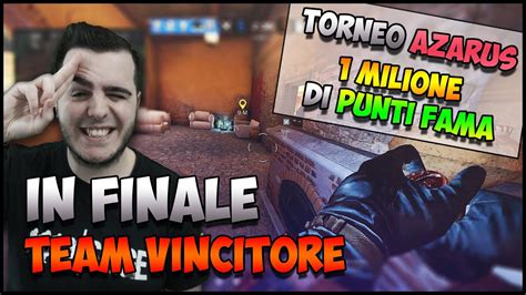 VINCIAMO 1 MILIONE Di PUNTI FAMA Nel TORNEO AZARUS Rainbow Six