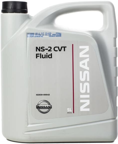 Трансмиссионное масло NISSAN CVT Fluid NS-2 зелёный 5 л KE909-99945R ...