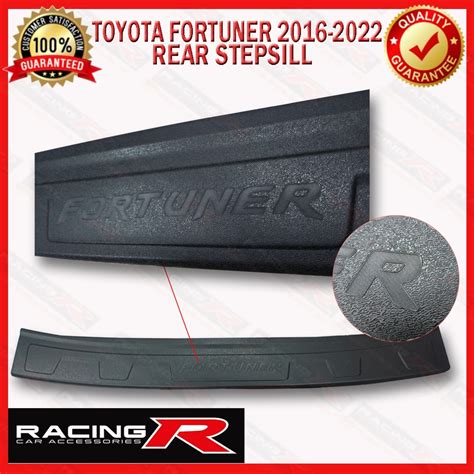 Toyota Fortuner Oem Rear Step Sill Or Rear Bumper Guard