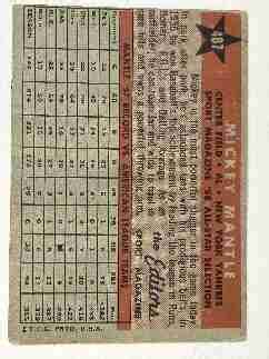 Sportlots Auctions Topps Mickey Mantle All Star Hi Ex