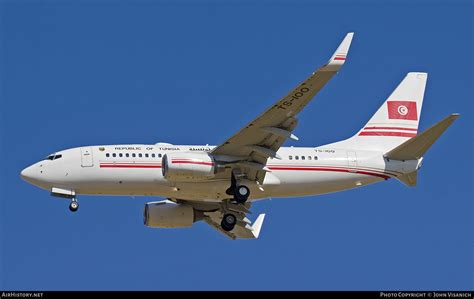 Aircraft Photo Of TS IOO Boeing 737 700 BBJ Republic Of Tunisia