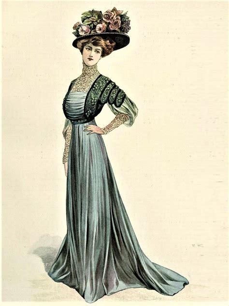 Fashion Plate De Gracieuse Edwardian Gowns Edwardian Costumes