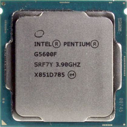 Процессор Intel Pentium G5600F 3.90GHz/4MB/8GT/s (SRFY7) S1151, Tray ...