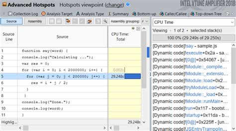 Profiling JavaScript Code In Node Js