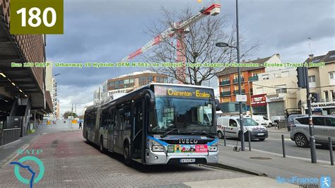 Bus Ratp Urbanway Hybride Idfm N De Villejuif Louis