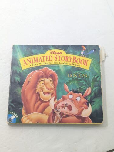 Disneys The Lion King Animated Storybook Pc Cd Rom 1995 Windows New Ebay