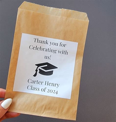 Graduation Party Favors Personalized Graduation Favor Bags Graduation