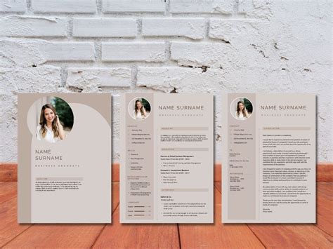 Editable Resume Template Bundle For Your Dream Job Application