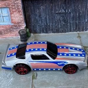 Loose Hot Wheels Chevy Camaro Z28 Silver Stars And Stripes Etsy