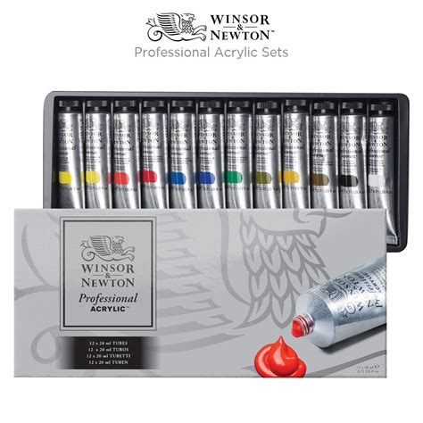 Winsor And Newton Acrylic Color Collection 121 Set 884955064764