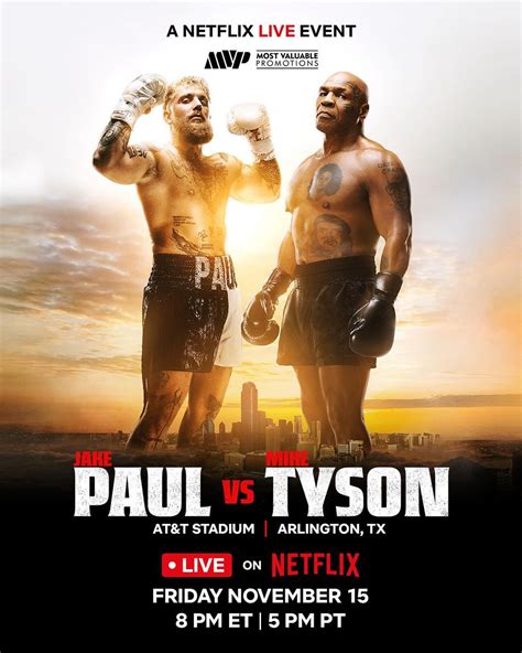 Jake Paul Vs Mike Tyson Fight Card Betting Odds Start Time