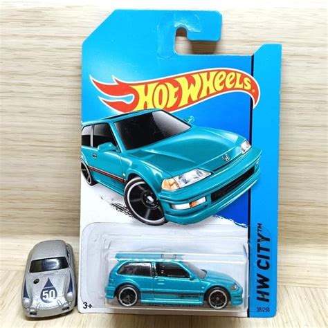 Jual Hot Wheels Honda Civic Ef Hijau Tosca Shopee Indonesia