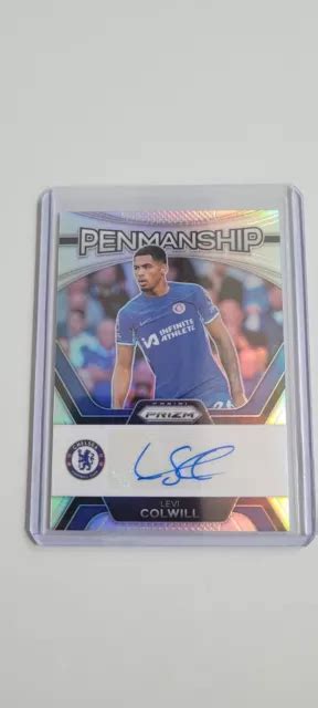 PANINI PRIZM PREMIER League 2023 24 Penmanship Autograph Levi Colwill