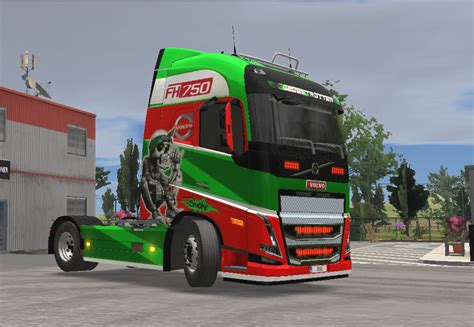 Truck Simulator Ultimate Skin VOLVO FH 2021 SMOKER V2 Apendi Skins