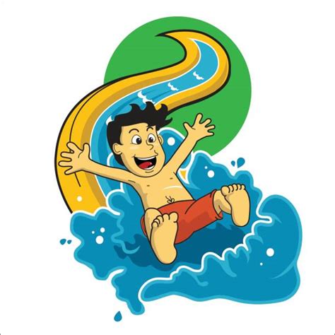 Pool Slide Clip Art