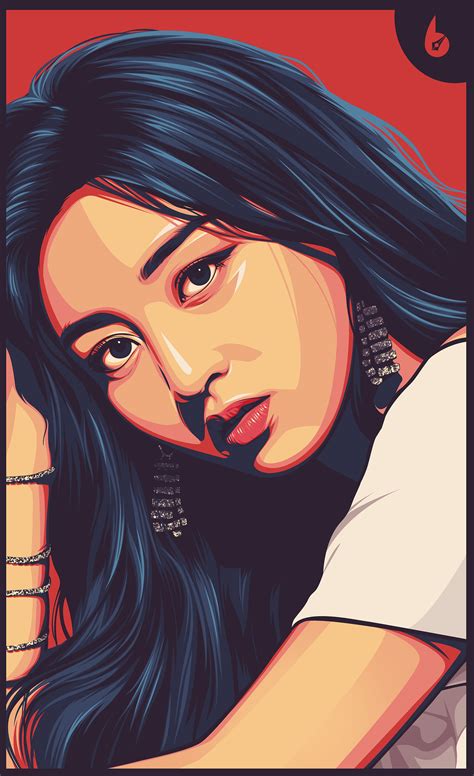 20 Beautiful Vexel Art Portraits - Vector Portrait illustrations