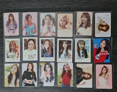 Apink Official Korean Japanese Taiwan Photocards Naeun Bomi