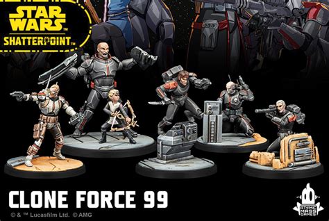 Clone Force 99 Squad Pack For Star Wars Shatterpoint Has Landed Jedi