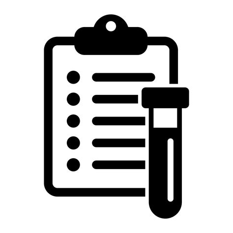 Clinical Analysis Result Icon Lab Blood Test Medicine Report Medical