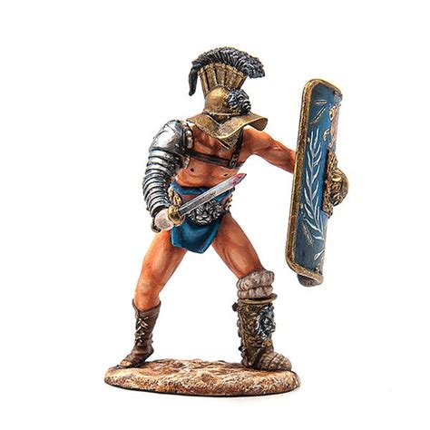 Murmillo Gladiator Single Figure Rom249 Metal Toy Soldiers Products