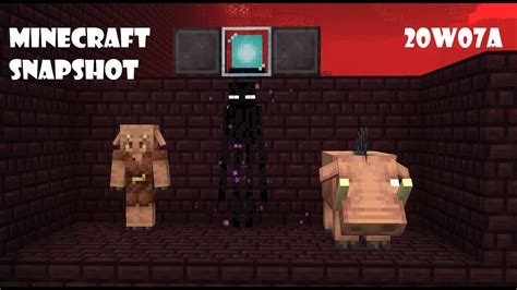 Minecraft Snapshot 20w07a 1 16 Nether Update YouTube