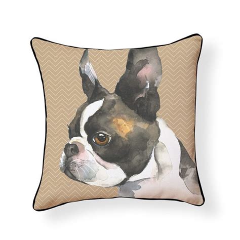 House Of Boston Terrier Pillow Pet Lovers Market