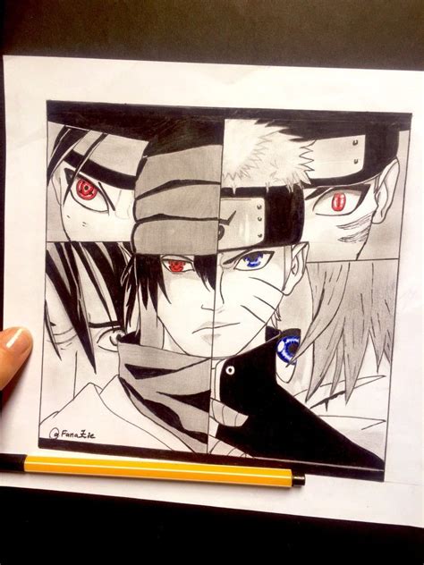 30 Half Naruto And Sasuke Drawing Hayanhartake