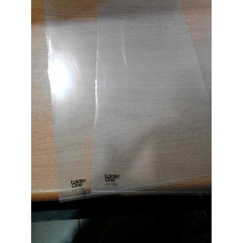 Jual Map L Clear Sleeve Ukuran A4 F4 Transparan FOLDER ONE Isi 12