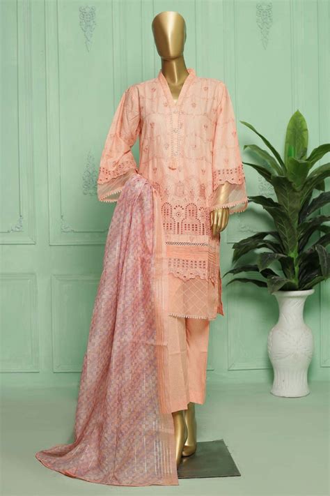 Bin Saeed Stitched 3 Piece Emb Chikankari Vol 02 Collection2023 Smlf 28