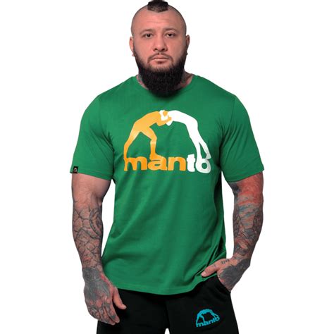 Футболка Manto Logo Green manshirt0521 купить в интернет-магазине Fightwear