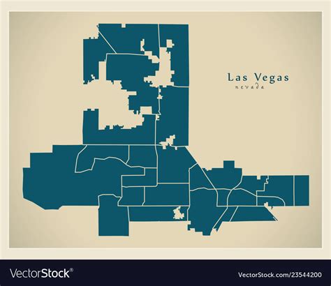 Detailed Map Las Vegas Nv