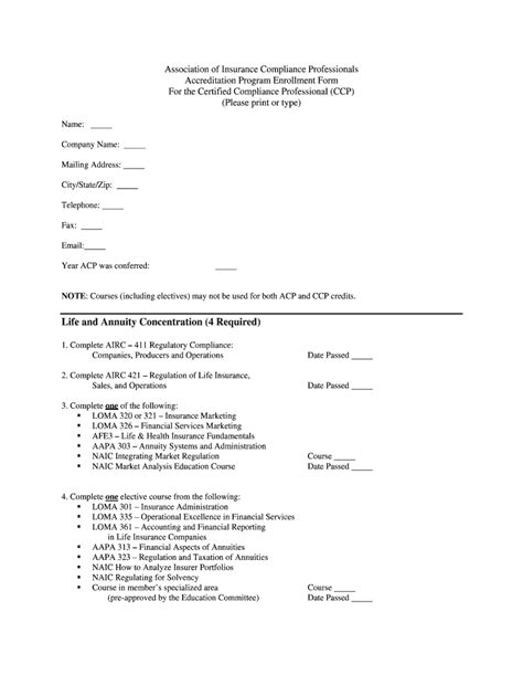 Fillable Online Aicp CCP Designation Enrollment Form Fax Email Print