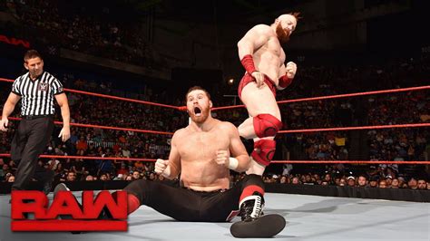 Sami Zayn Vs Sheamus Raw August Youtube