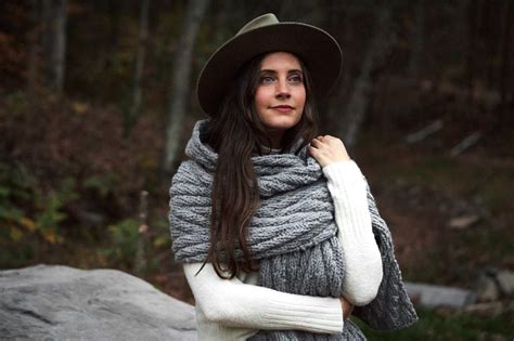 Elysian Blanket Scarf Knitting Pattern Two Of Wands