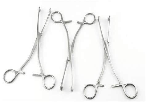 3 Green Armytage Hemostatic Forceps Surgical Steel Obgyn Locking Ring