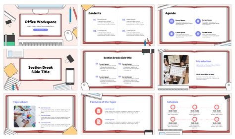 Office Workspace Free Google Slides Theme And PowerPoint Template