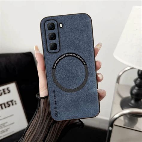 Jual Soft Case Infinix Hot 50 5G Leather Magnetic Support Magsafe Wireless Charging Shopee