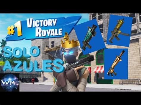 Fornite Pero Solo Con Armas Azules YouTube