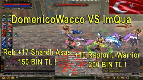 DomenicoWacco Siriusun En Sağlam Warrioru ImQua İle VS Atıyor Knight