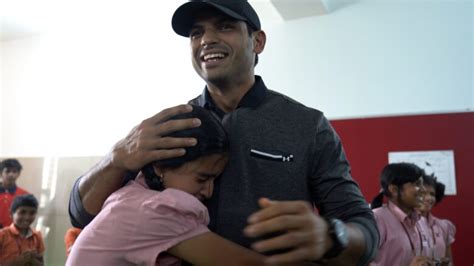 Neeraj Chopra Surprises Children In Bengaluru School | Sports