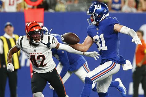 Nfl Preseason New York Giants Vs Cincinnati Bengals Nj