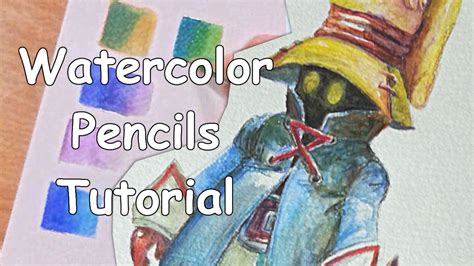 Drawing Tutorial How To Use Watercolor Pencils For Beginners Youtube