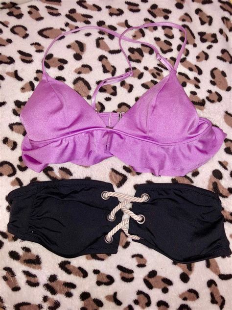 BIKINI TOP SET H M SWIMSUIT Women S Fashion Tops Sleeveless On Carousell
