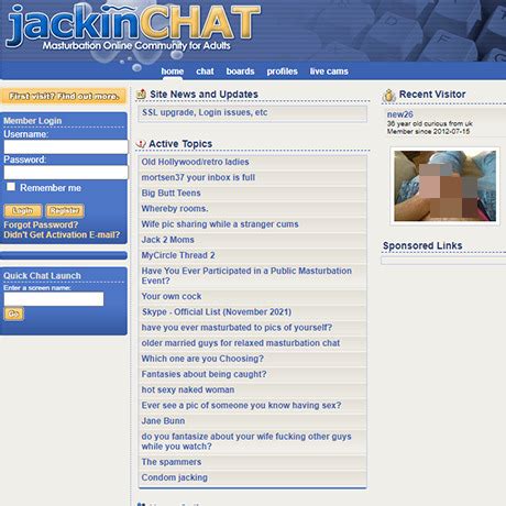 JackinChat Porn Forums Like Jackinchat