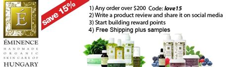 Eminence Organic Skin Care Products 20% Off Code: em20